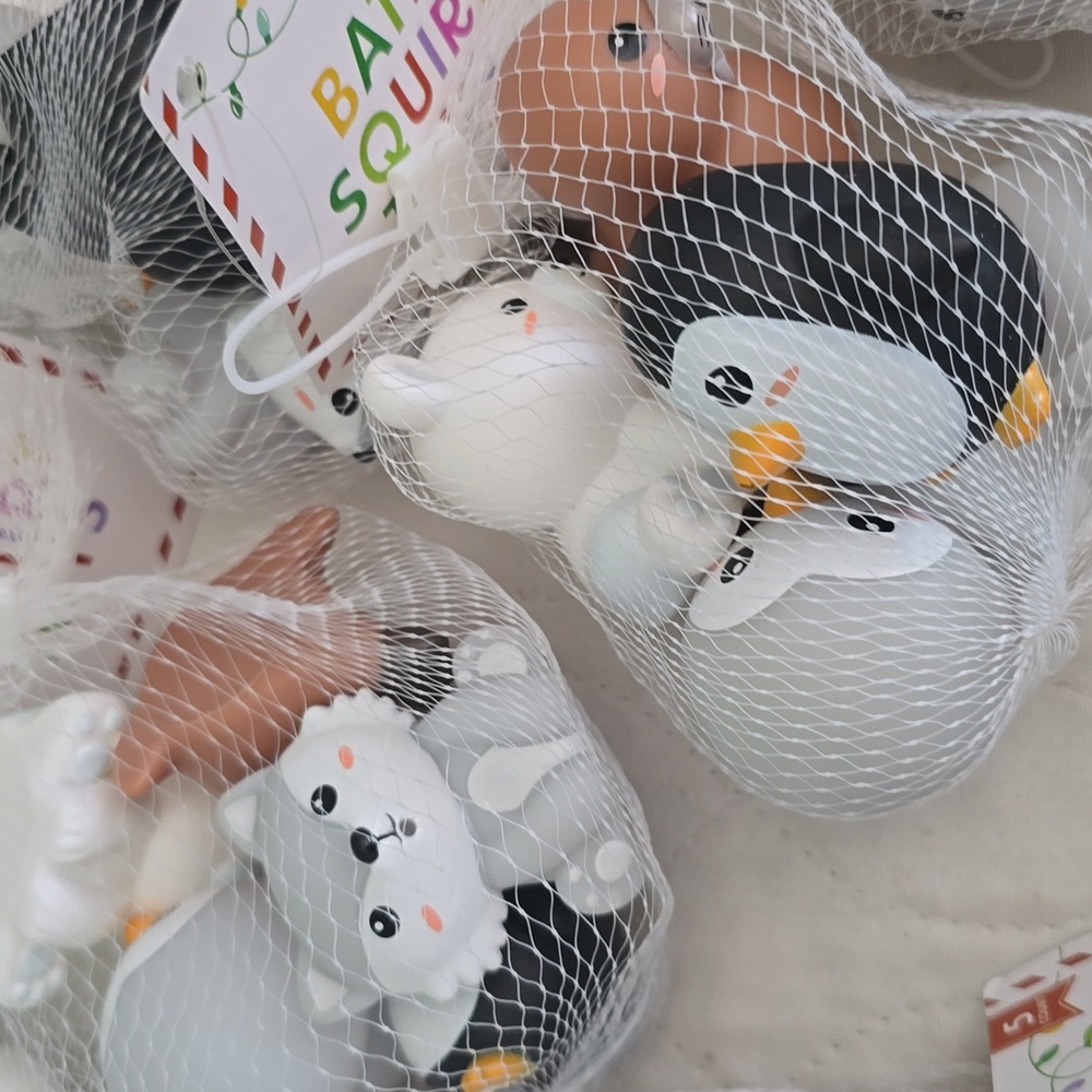 8 Sets 5 Bath Squirt Toys Set, 5 Animals Ages 6+ Stocking Stuffers Bath Fun New - Picture 4 of 6